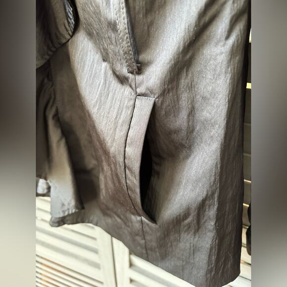 Willi Smith Retro Vintage Black Ruffle Blazer with Red Interior Lining Size S - Picture 11 of 12